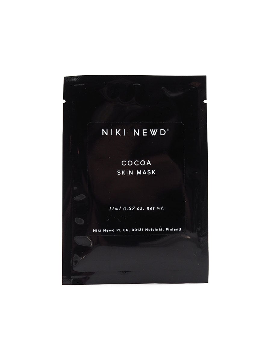 Niki Newd® Cocoa Skin Mask — anti wrinkle face mask with brightening benefits and nourishing cocoa.
