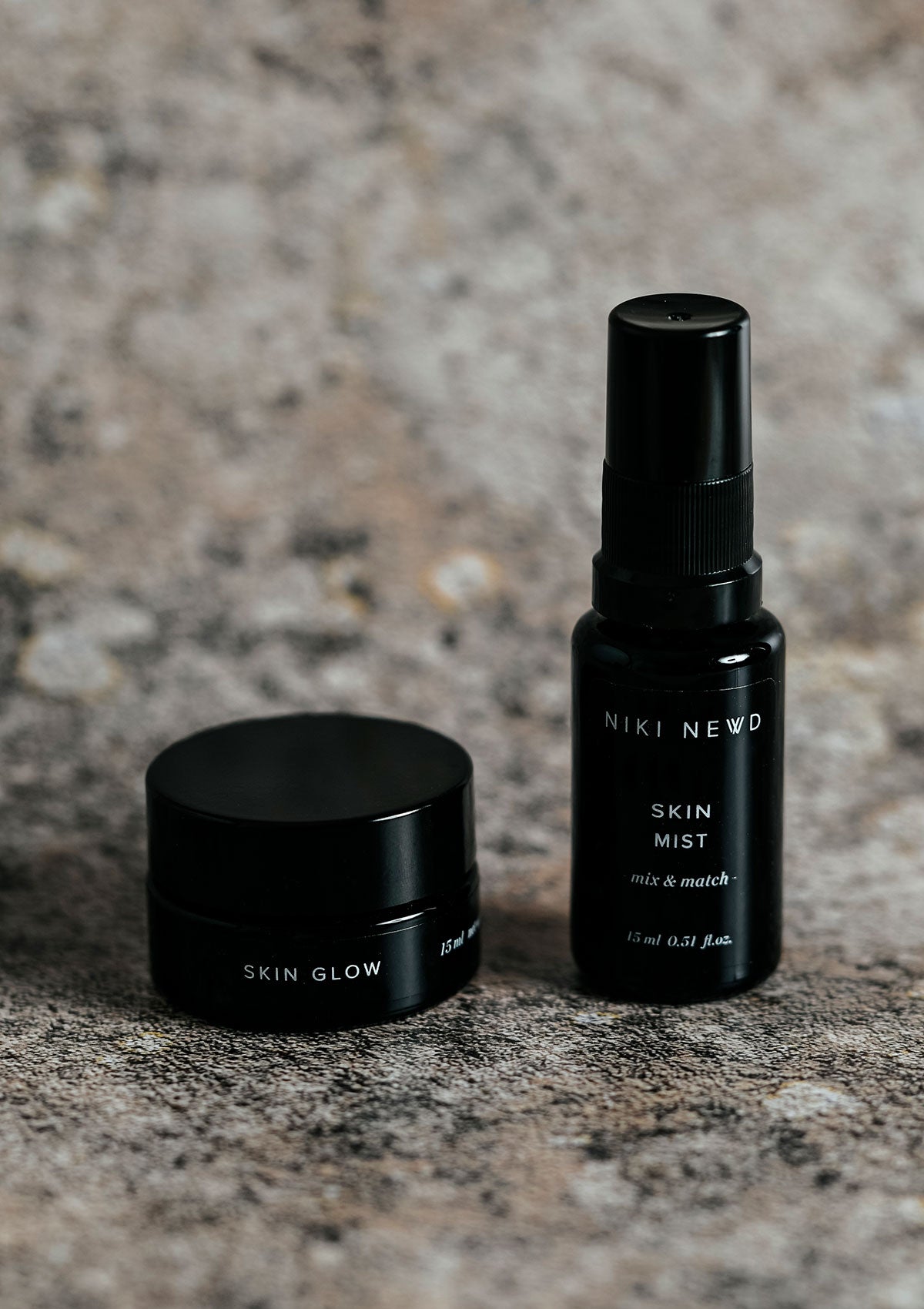 Niki Newd® Skin Glow — anti wrinkle eye day cream for sensitive skin, paired with hydrating facial mist.