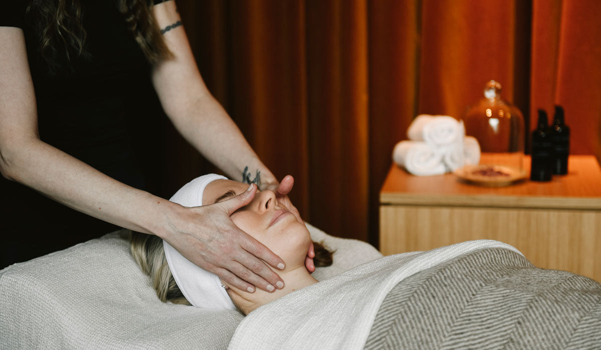 Eco-friendly facial with fresh, natural skincare products just before your wedding day in Helsinki.