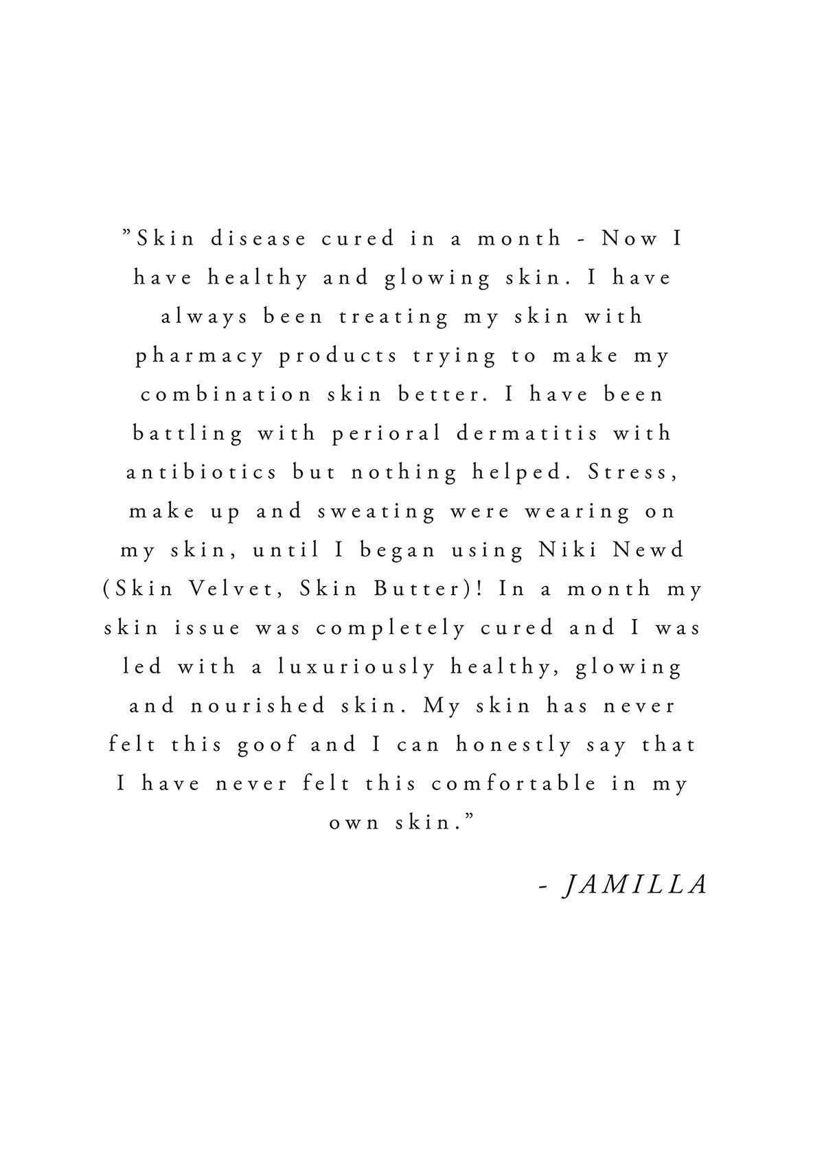 Real customer review of Niki Newd® Skin Butter — praised as the best antioxidant cream for face and eyes.