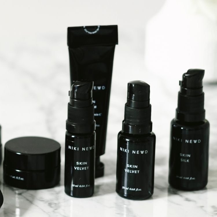 Niki Newd skincare products. Take the product recommendation quiz.