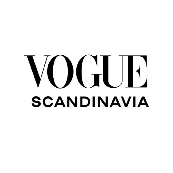 Vogue magazine logo — Niki Newd featured on sustainable skincare and waterless beauty